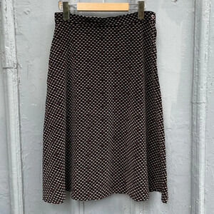 Vintage  70s Velvet Fish Patterned Skirt, size Small